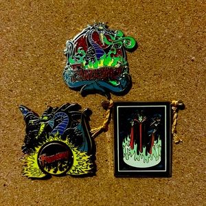 Disney Official Trading Pins Maleficent Collection